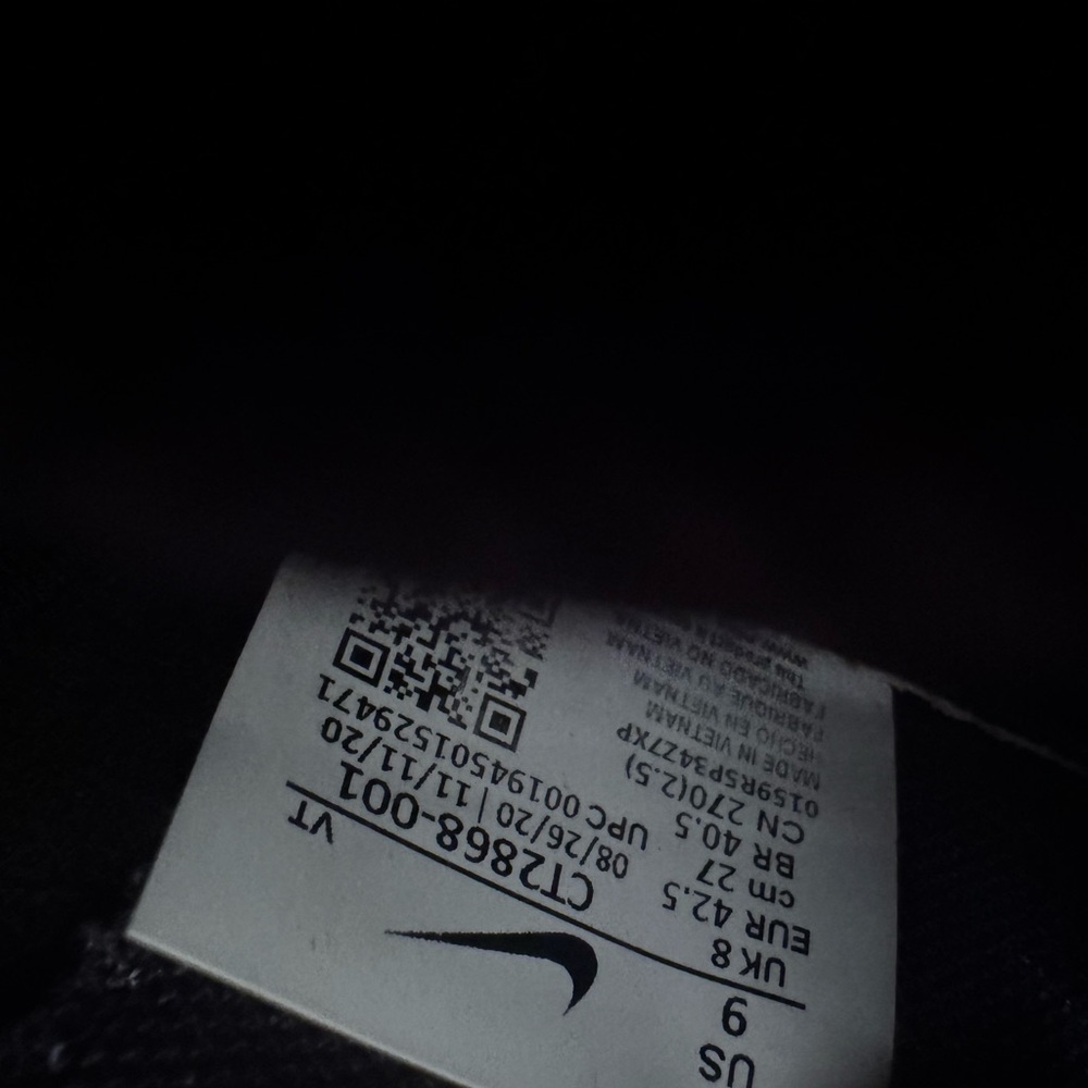 Nike Air Max Plus in Black, White, and Orange - Picture 6 of 6